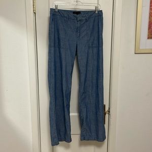 Banana Republic chambray trousers